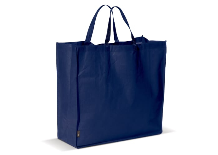 Sac shopping publicitaire non tissé 75 gr Bleu foncé